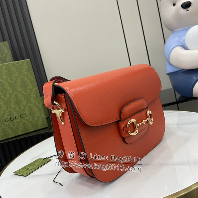Gucci專櫃古馳最新款Horsebit 1955系列肩背包 jh2274型號：602204